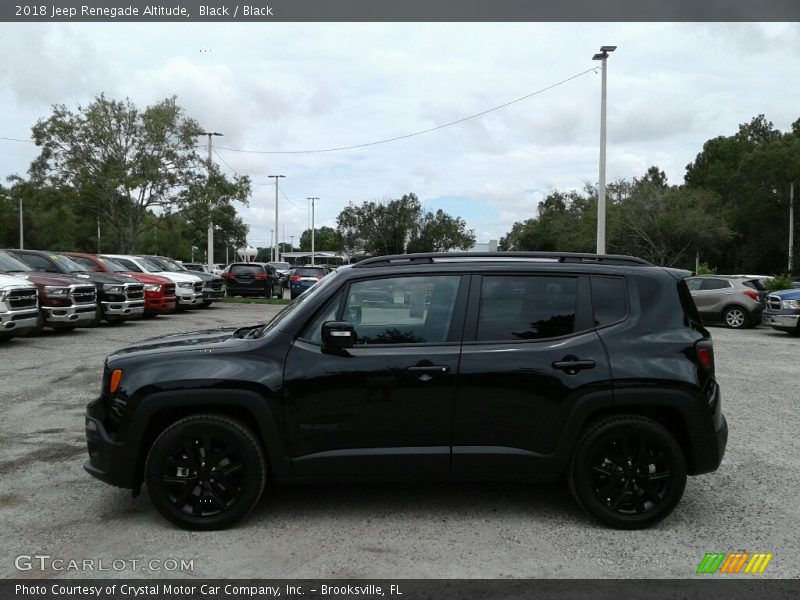 Black / Black 2018 Jeep Renegade Altitude