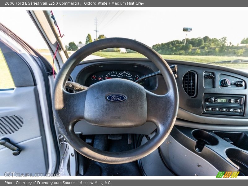 Oxford White / Medium Flint Grey 2006 Ford E Series Van E250 Commercial