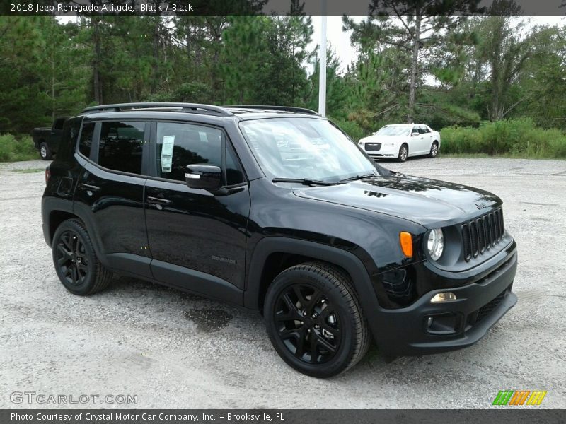 Black / Black 2018 Jeep Renegade Altitude