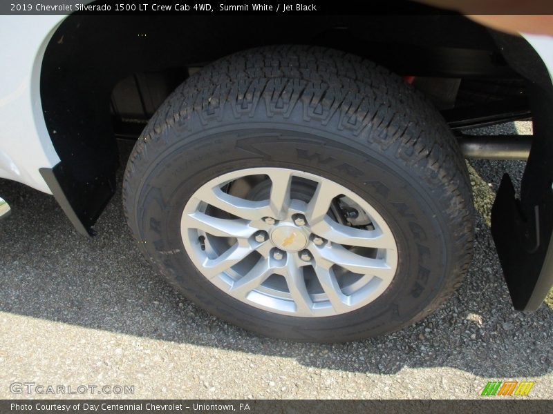 Summit White / Jet Black 2019 Chevrolet Silverado 1500 LT Crew Cab 4WD
