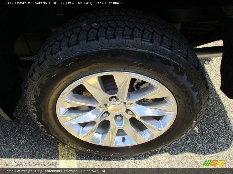 Black / Jet Black 2019 Chevrolet Silverado 1500 LTZ Crew Cab 4WD