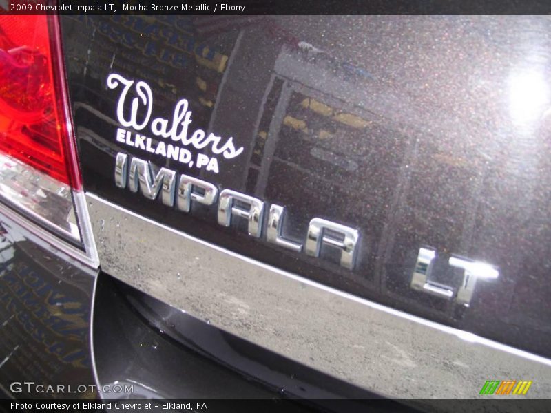 Mocha Bronze Metallic / Ebony 2009 Chevrolet Impala LT