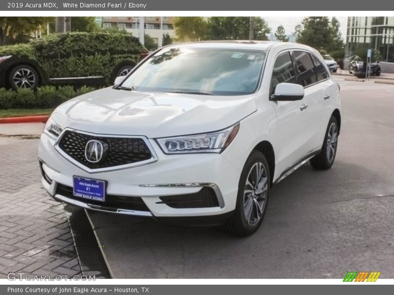 White Diamond Pearl / Ebony 2019 Acura MDX