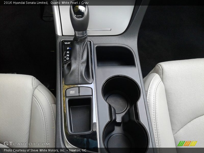 Quartz White Pearl / Gray 2016 Hyundai Sonata Limited