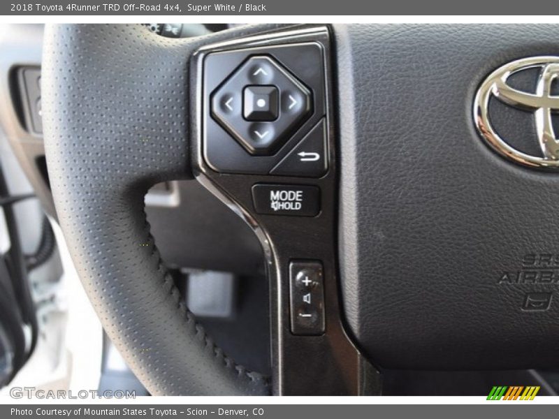 Super White / Black 2018 Toyota 4Runner TRD Off-Road 4x4