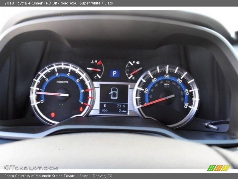 Super White / Black 2018 Toyota 4Runner TRD Off-Road 4x4