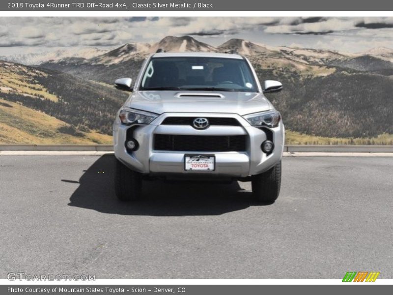 Classic Silver Metallic / Black 2018 Toyota 4Runner TRD Off-Road 4x4
