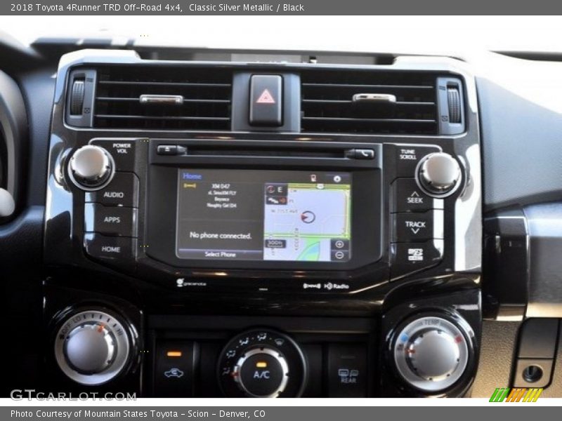 Classic Silver Metallic / Black 2018 Toyota 4Runner TRD Off-Road 4x4