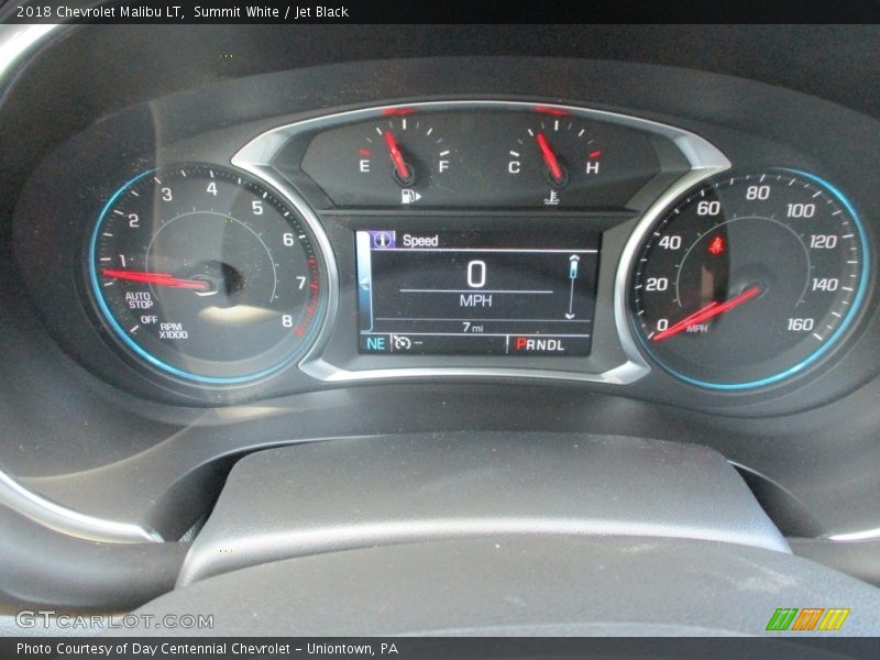 Summit White / Jet Black 2018 Chevrolet Malibu LT