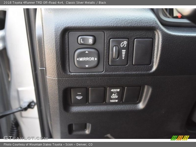 Classic Silver Metallic / Black 2018 Toyota 4Runner TRD Off-Road 4x4