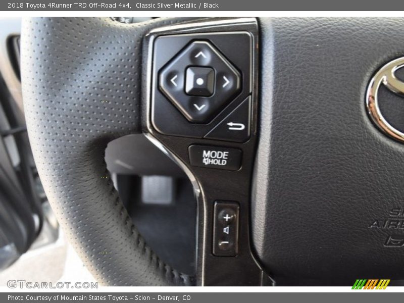 Classic Silver Metallic / Black 2018 Toyota 4Runner TRD Off-Road 4x4