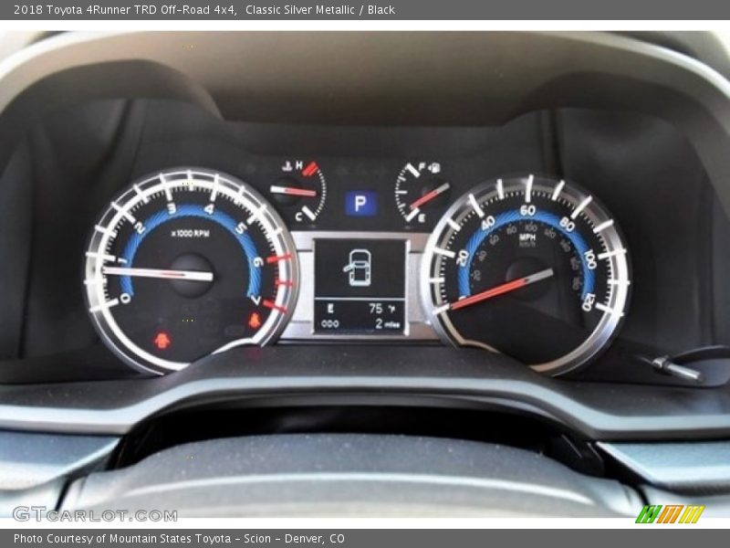 Classic Silver Metallic / Black 2018 Toyota 4Runner TRD Off-Road 4x4