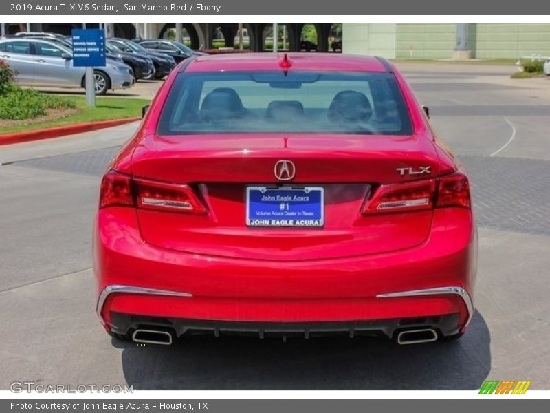 San Marino Red / Ebony 2019 Acura TLX V6 Sedan