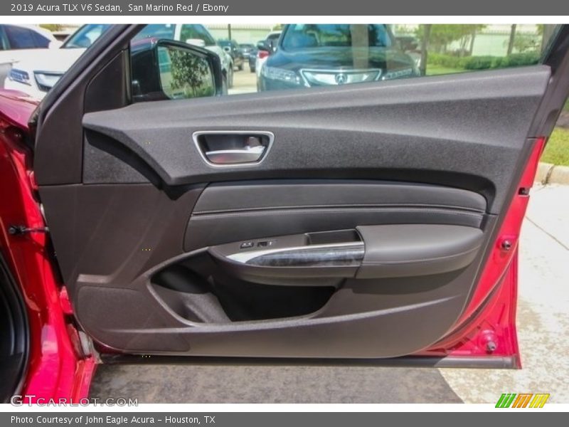 San Marino Red / Ebony 2019 Acura TLX V6 Sedan