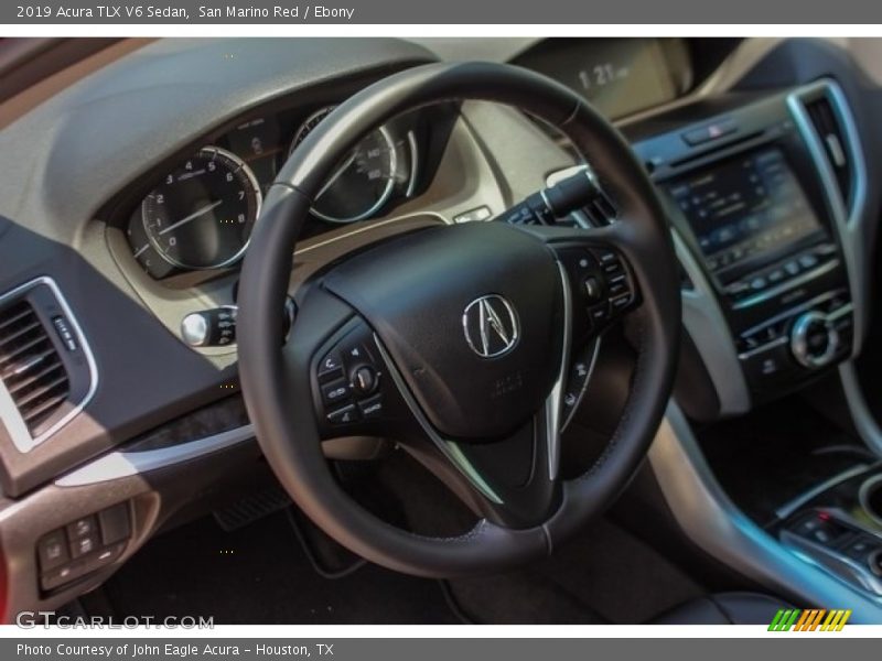 San Marino Red / Ebony 2019 Acura TLX V6 Sedan