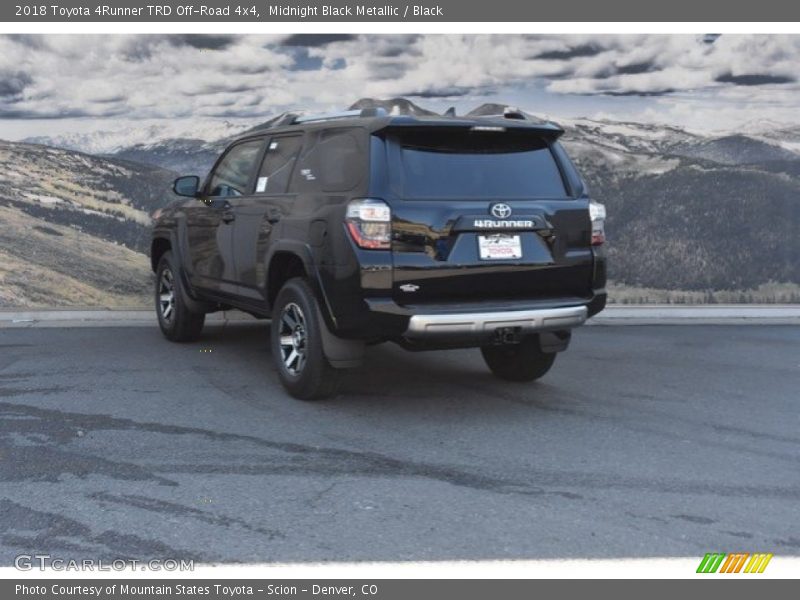 Midnight Black Metallic / Black 2018 Toyota 4Runner TRD Off-Road 4x4
