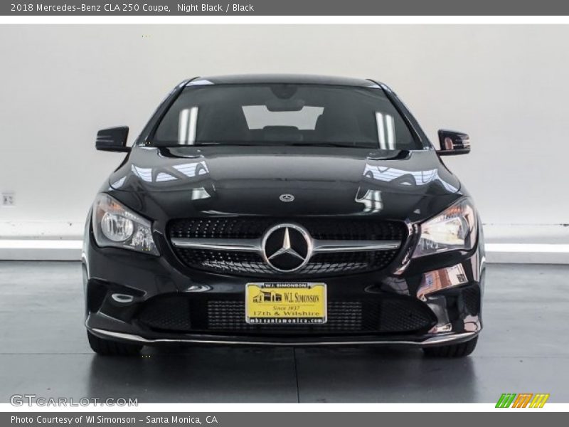 Night Black / Black 2018 Mercedes-Benz CLA 250 Coupe