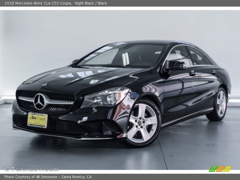 Night Black / Black 2018 Mercedes-Benz CLA 250 Coupe