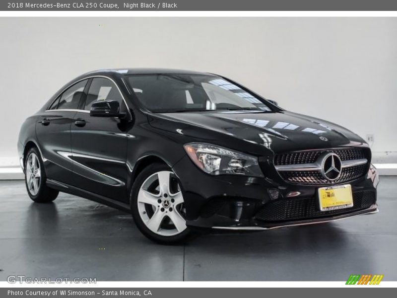 Night Black / Black 2018 Mercedes-Benz CLA 250 Coupe