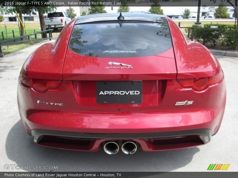 Italian Racing Red Metallic / Jet 2016 Jaguar F-TYPE S AWD Coupe