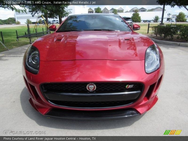 Italian Racing Red Metallic / Jet 2016 Jaguar F-TYPE S AWD Coupe