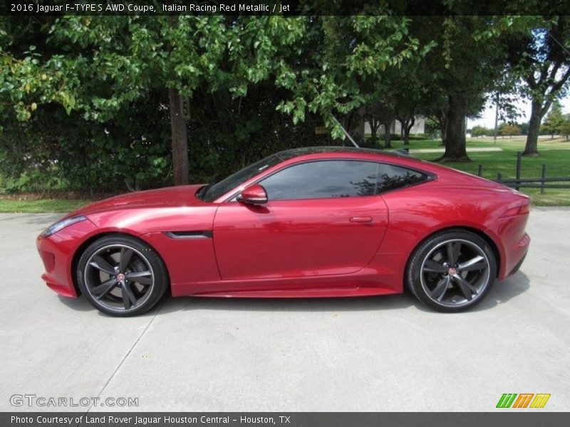 Italian Racing Red Metallic / Jet 2016 Jaguar F-TYPE S AWD Coupe