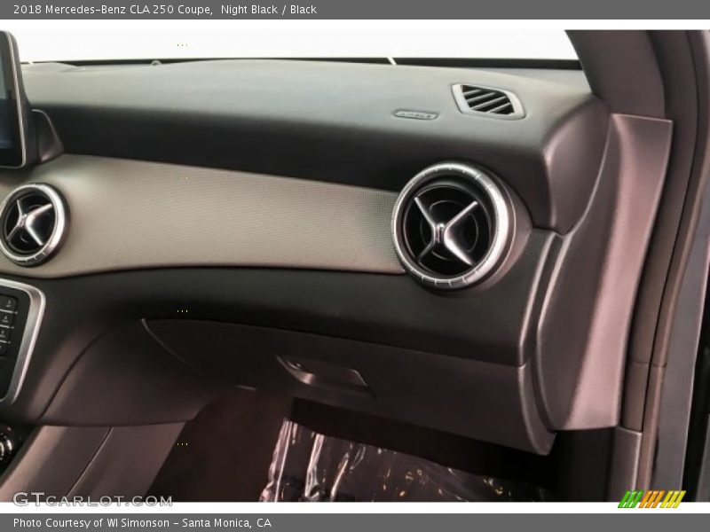 Night Black / Black 2018 Mercedes-Benz CLA 250 Coupe