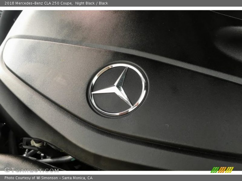 Night Black / Black 2018 Mercedes-Benz CLA 250 Coupe