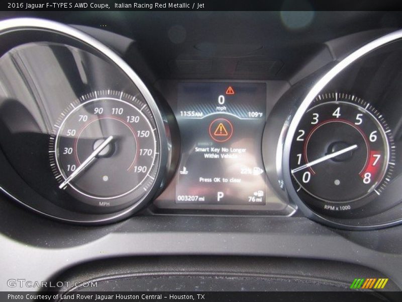 Italian Racing Red Metallic / Jet 2016 Jaguar F-TYPE S AWD Coupe