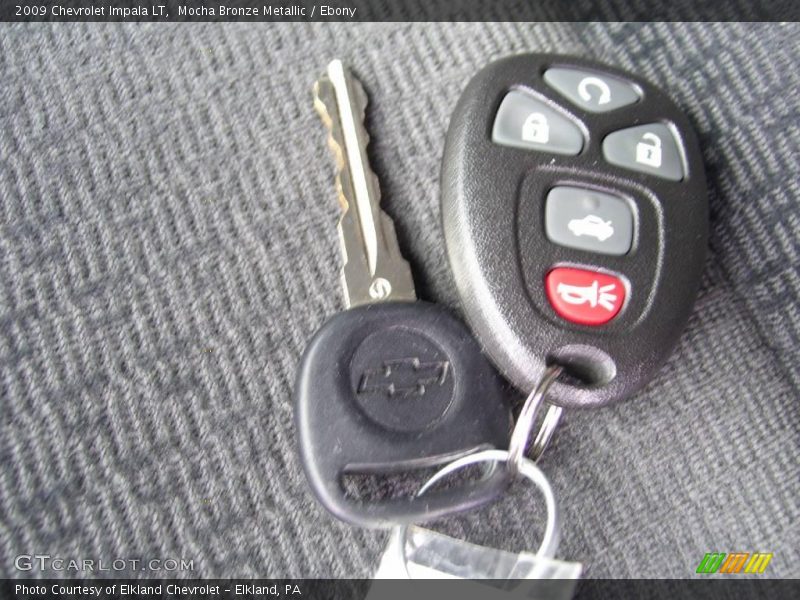 Mocha Bronze Metallic / Ebony 2009 Chevrolet Impala LT