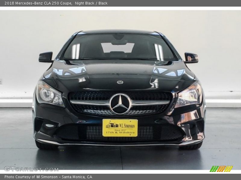 Night Black / Black 2018 Mercedes-Benz CLA 250 Coupe