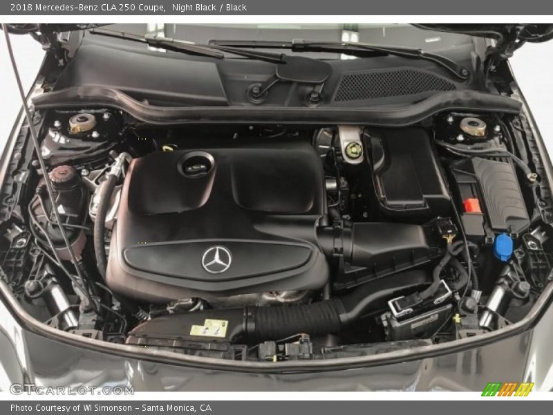 Night Black / Black 2018 Mercedes-Benz CLA 250 Coupe