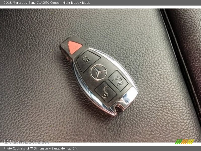 Night Black / Black 2018 Mercedes-Benz CLA 250 Coupe