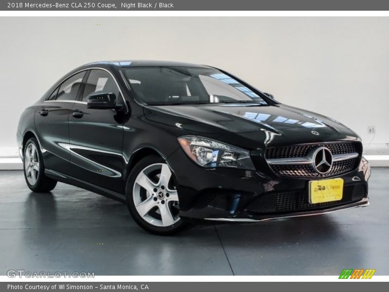 Night Black / Black 2018 Mercedes-Benz CLA 250 Coupe