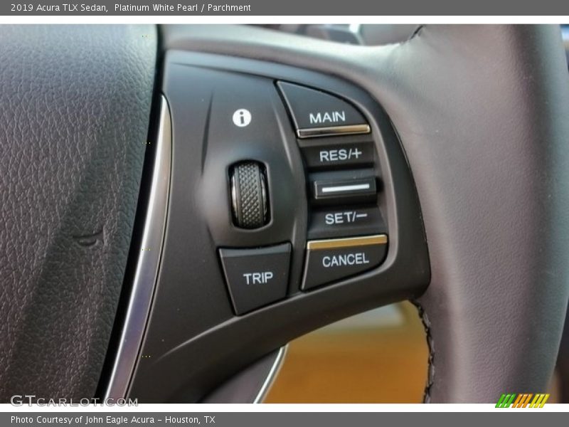 Platinum White Pearl / Parchment 2019 Acura TLX Sedan