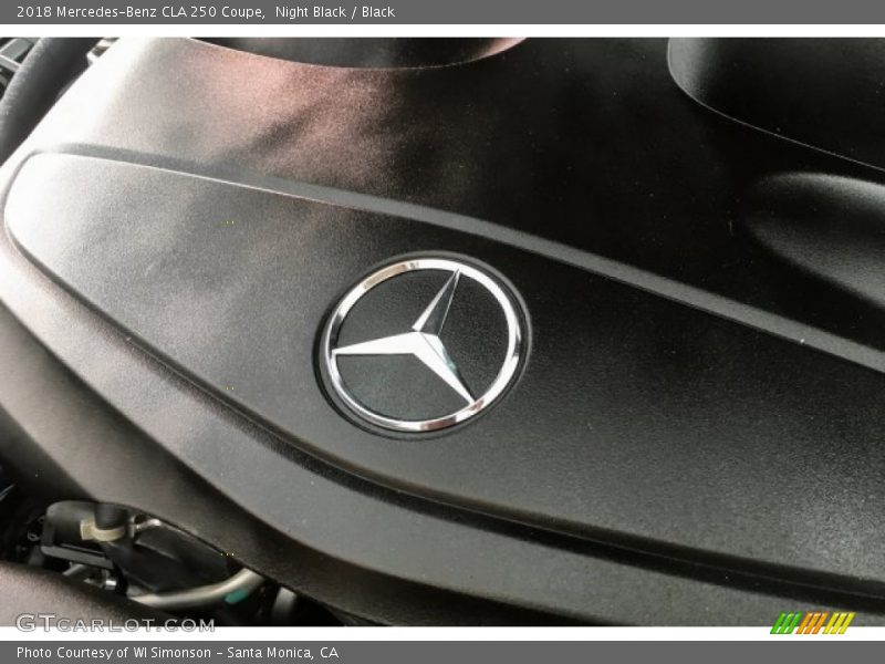 Night Black / Black 2018 Mercedes-Benz CLA 250 Coupe