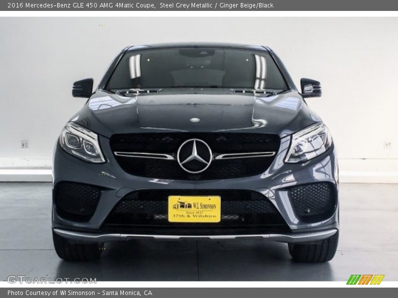 Steel Grey Metallic / Ginger Beige/Black 2016 Mercedes-Benz GLE 450 AMG 4Matic Coupe