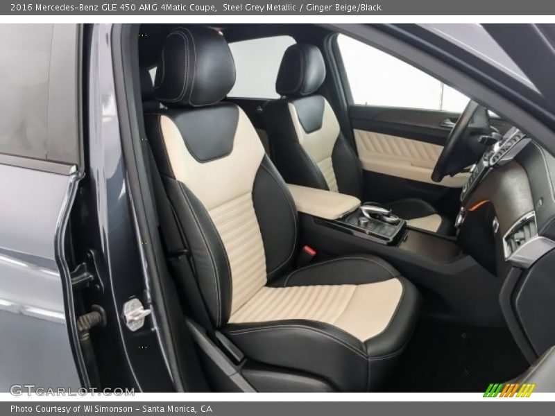 Steel Grey Metallic / Ginger Beige/Black 2016 Mercedes-Benz GLE 450 AMG 4Matic Coupe