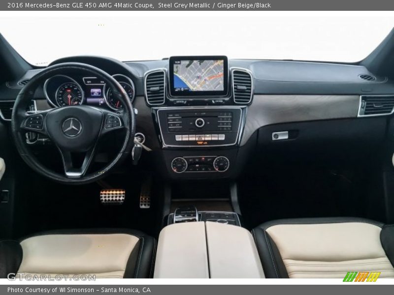 Steel Grey Metallic / Ginger Beige/Black 2016 Mercedes-Benz GLE 450 AMG 4Matic Coupe