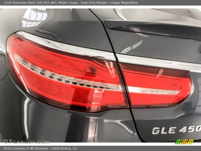 Steel Grey Metallic / Ginger Beige/Black 2016 Mercedes-Benz GLE 450 AMG 4Matic Coupe