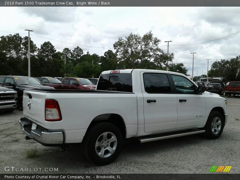 Bright White / Black 2019 Ram 1500 Tradesman Crew Cab