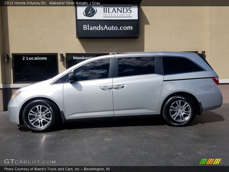 Alabaster Silver Metallic / Gray 2013 Honda Odyssey EX