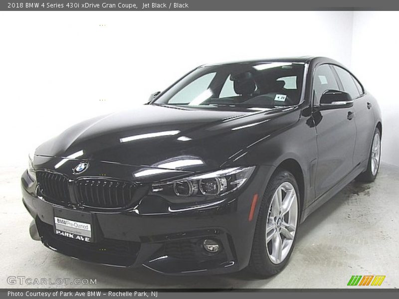 Jet Black / Black 2018 BMW 4 Series 430i xDrive Gran Coupe
