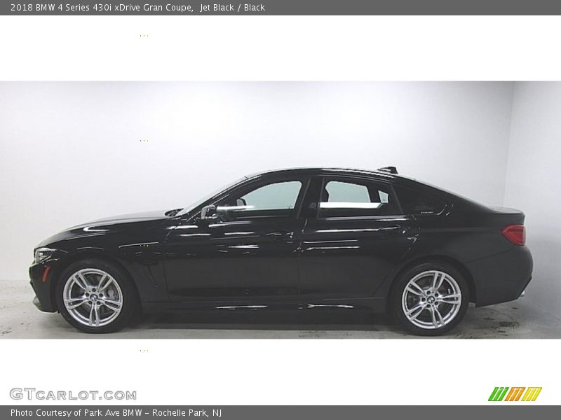 Jet Black / Black 2018 BMW 4 Series 430i xDrive Gran Coupe