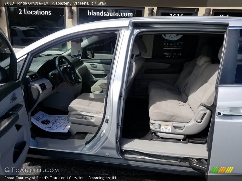 Alabaster Silver Metallic / Gray 2013 Honda Odyssey EX