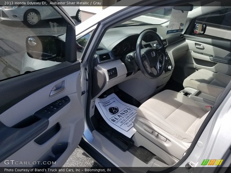 Alabaster Silver Metallic / Gray 2013 Honda Odyssey EX