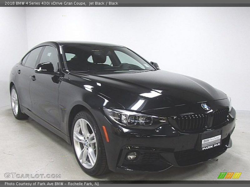 Jet Black / Black 2018 BMW 4 Series 430i xDrive Gran Coupe