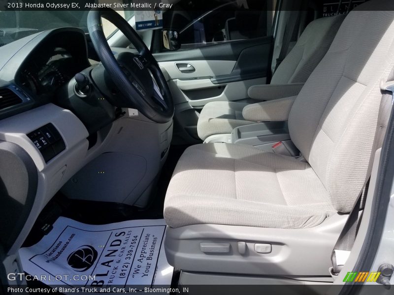 Alabaster Silver Metallic / Gray 2013 Honda Odyssey EX