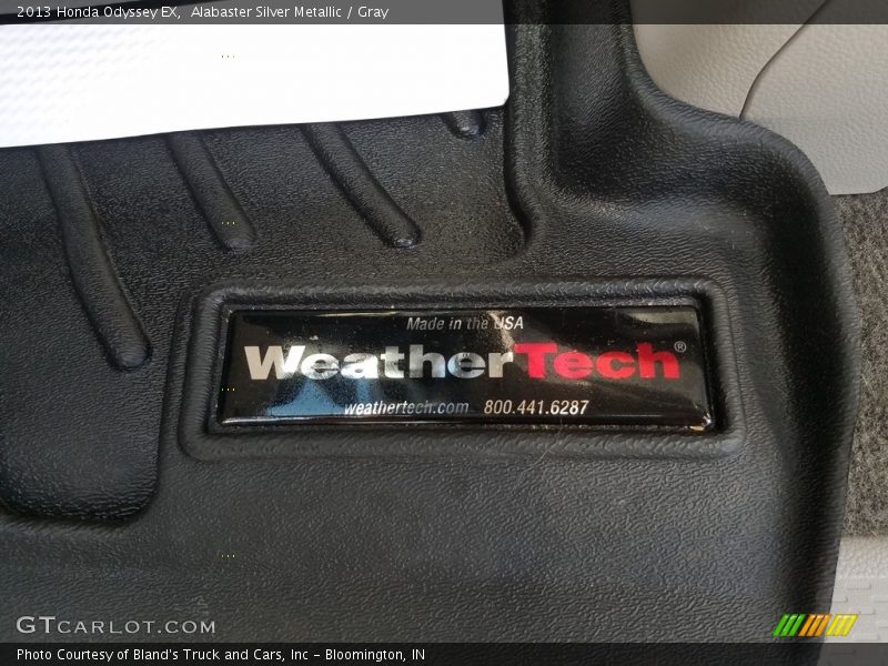 Alabaster Silver Metallic / Gray 2013 Honda Odyssey EX