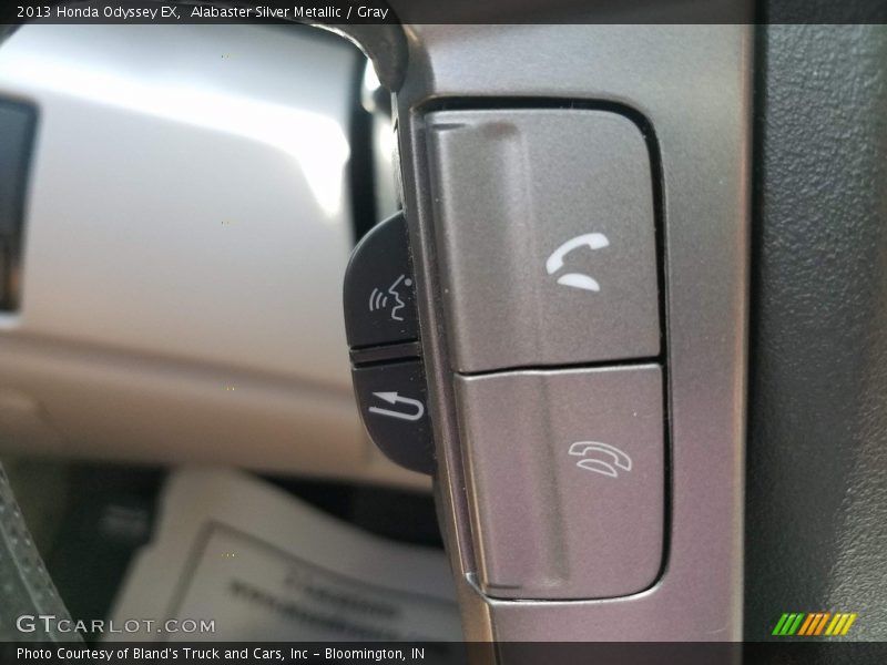 Alabaster Silver Metallic / Gray 2013 Honda Odyssey EX